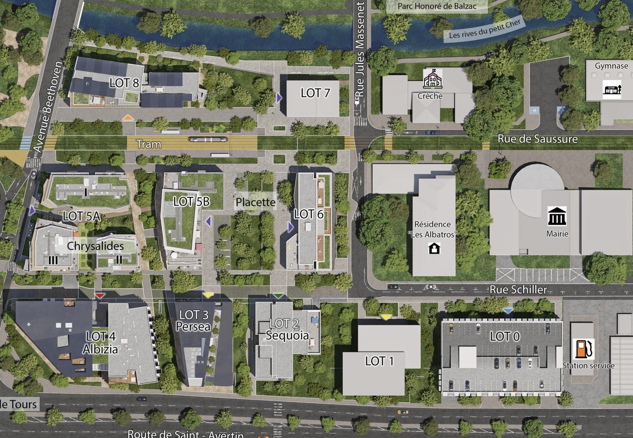 Bureaux en VEFA / BEFA - 7600 m2 SUBL - Tours Sud