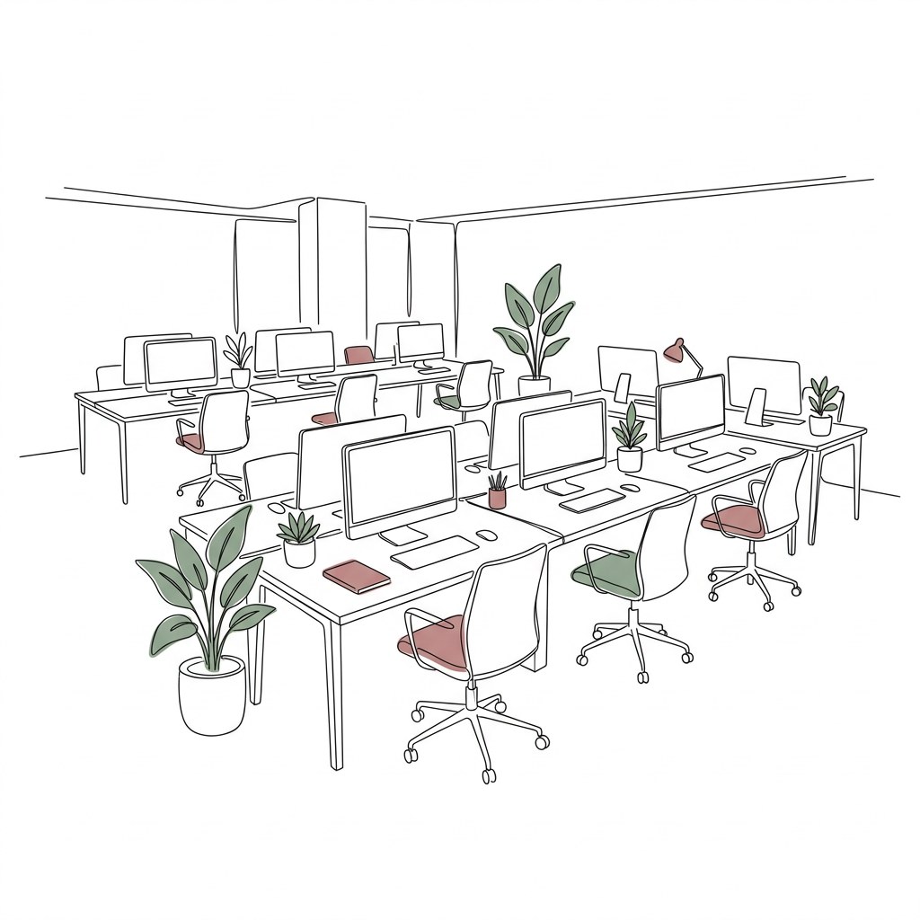 À louer Bureaux neufs à aménager 250,17 m2 - Tours Nord