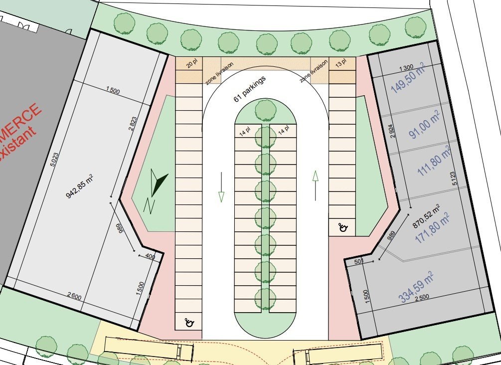 A louer - plusieurs locaux commerciaux - 1 813 m2 divisibles