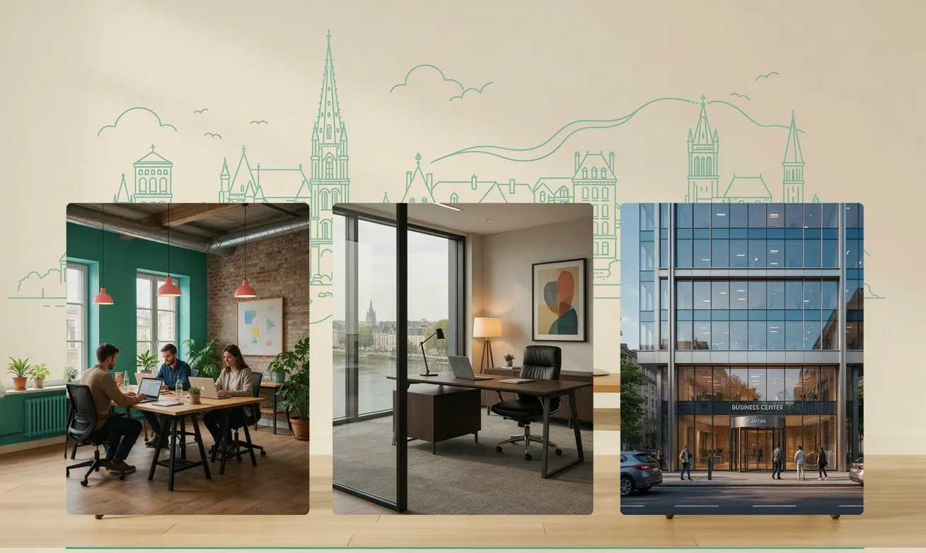 Coworking, bureau privatif et centre d'affaires à Tours
